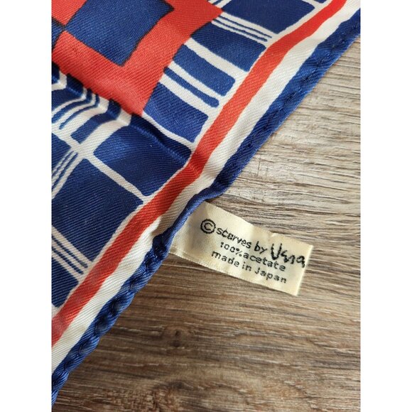 Vintage Collectible Vera Neumann Scarf‎ 22" x 22" Signed Acetate - Picture 4 of 4